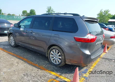 2017 Toyota Sienna Limited Premium 7 Passenger из США, поврежденный, VIN 5TDDZ3DC9HS183372